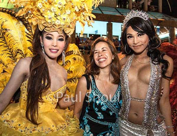 Alcazar Lady boy show in Pattaya Thailand photographed with Linda J Williamson
